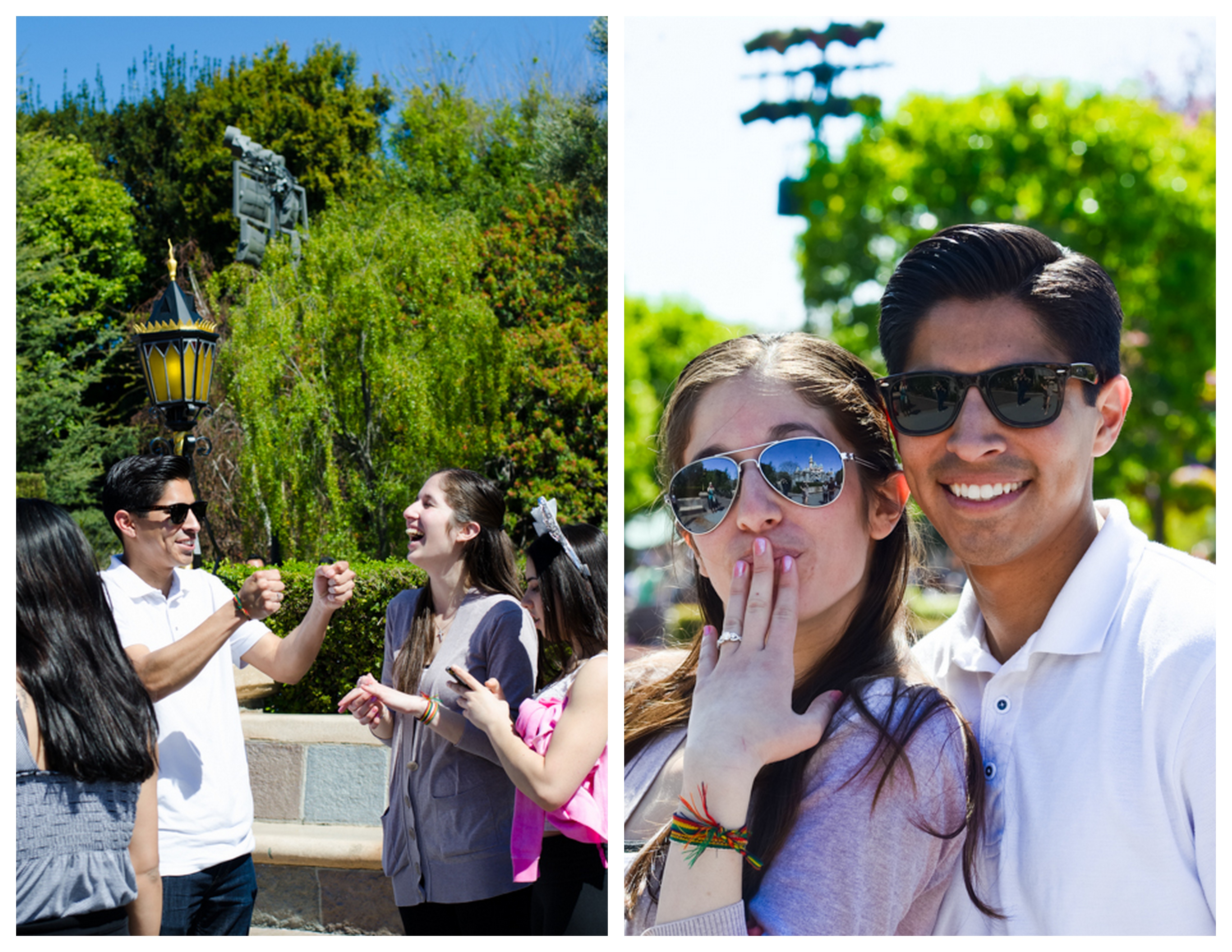 Disneyland Surprise Proposal photos