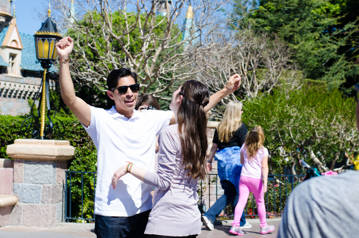 Surprise Proposal at Disneyland photos