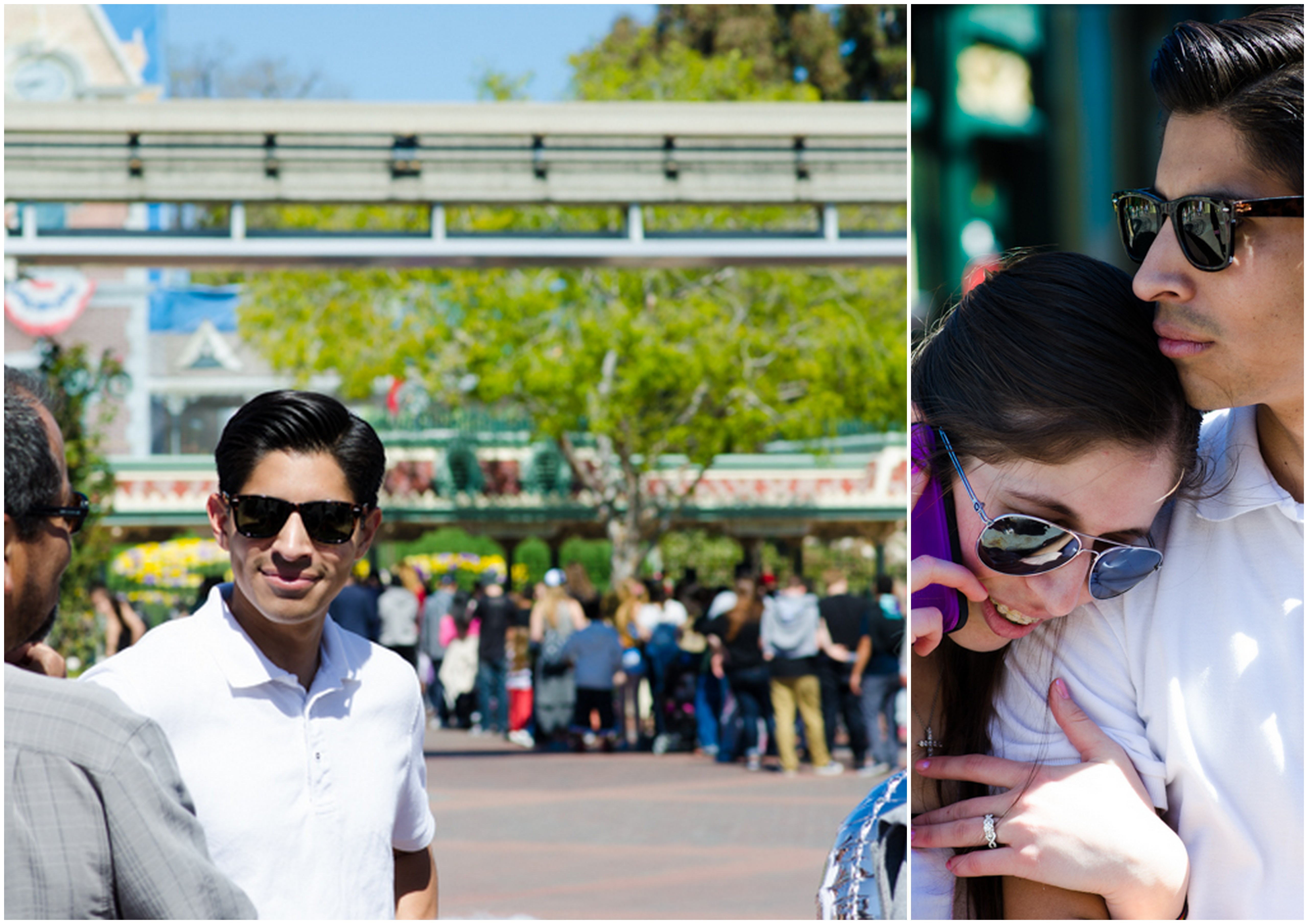 Surprise Proposal at Disneyland photos