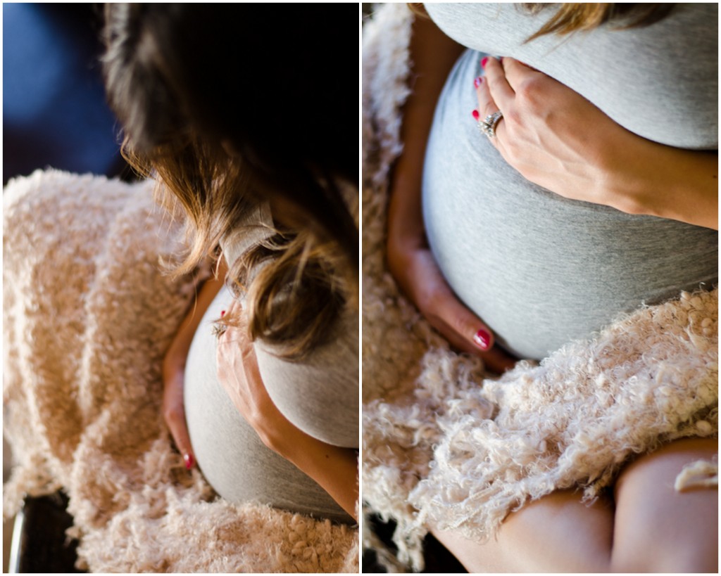 Maternity Photos in orange