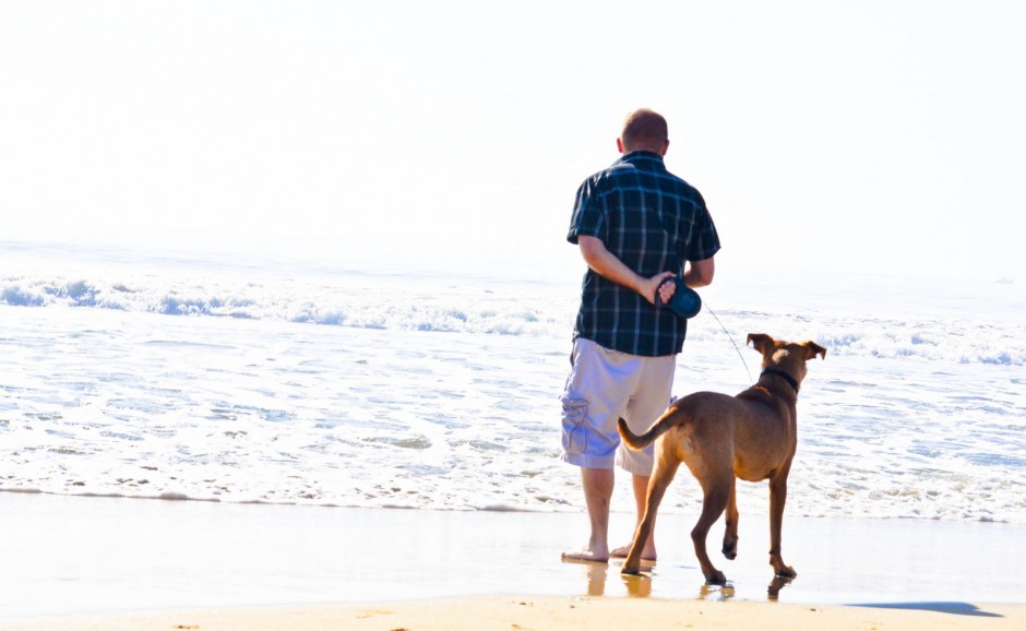 j and cian at beach