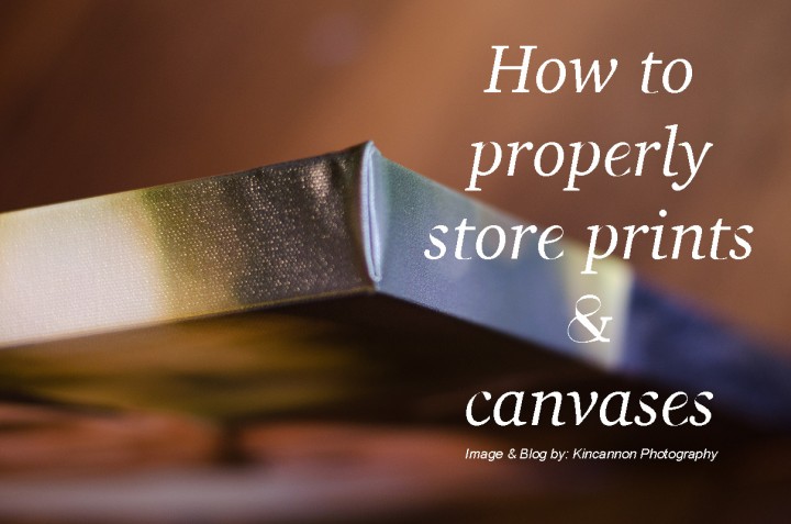 how to store prints and canvases
