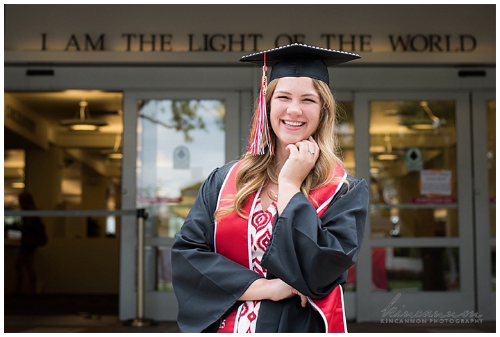 Senior photos biola university on graduation day